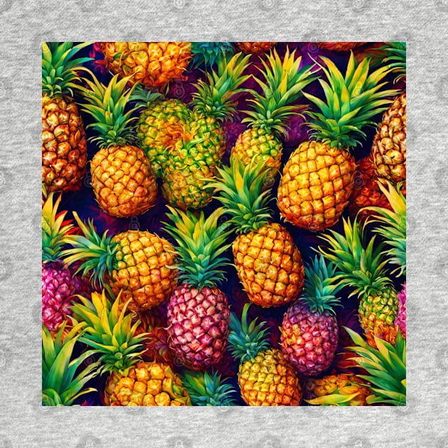 Pineapple In Pride Rainbow by justrachna